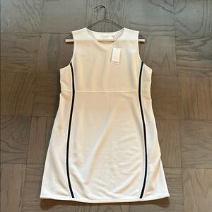 Tory Burch / Tory Sport Cream and Navy Blue Tennis  Dress